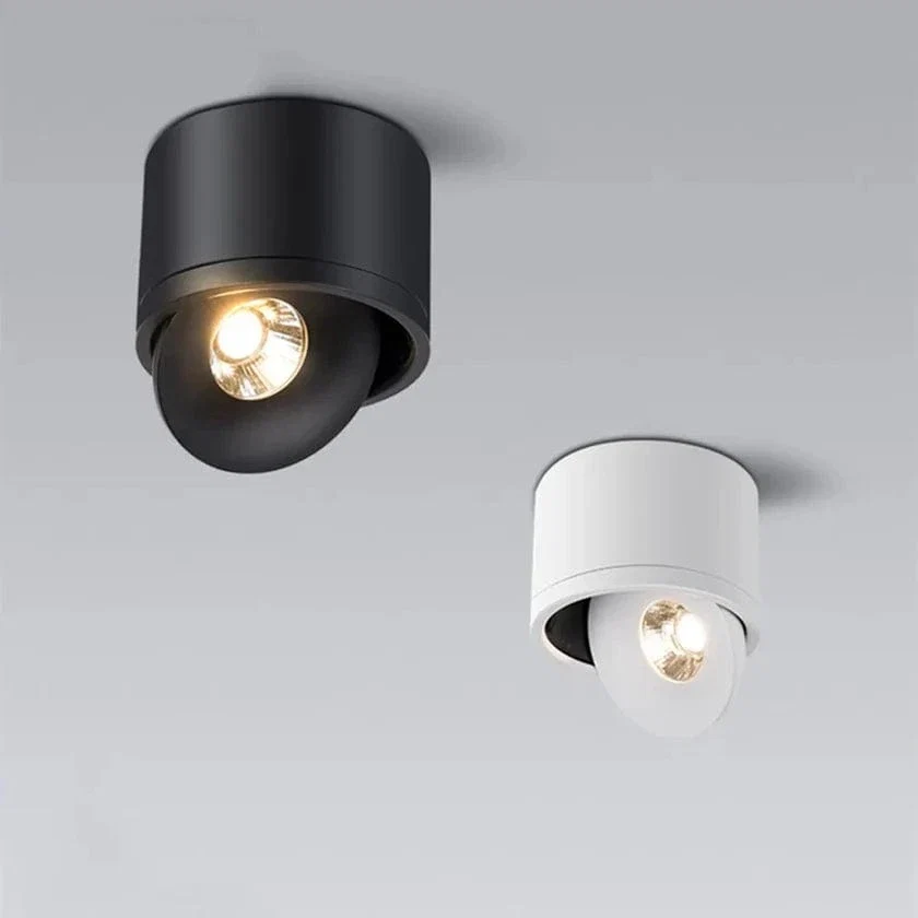 360° Drejelig Cylinder Form LED Spotlight - Downlight - Loftslampe - Dæmpbar - Billede 5