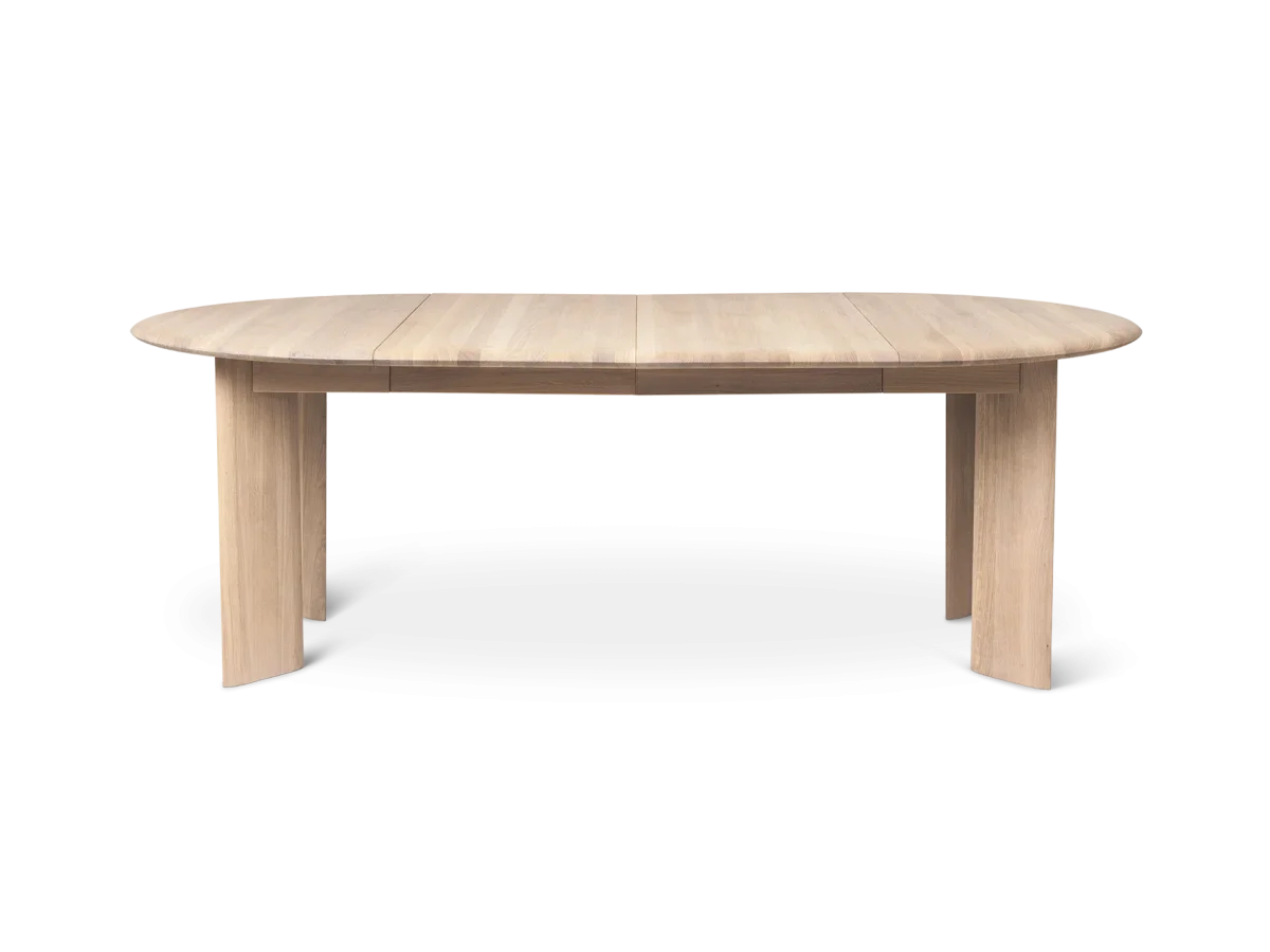 Bevel Table - Extendable x 2 - White Oiled Oak - Billede 4