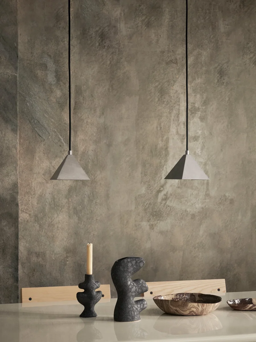 Kare Pendant - Tumbled Stainless Steel - Billede 3