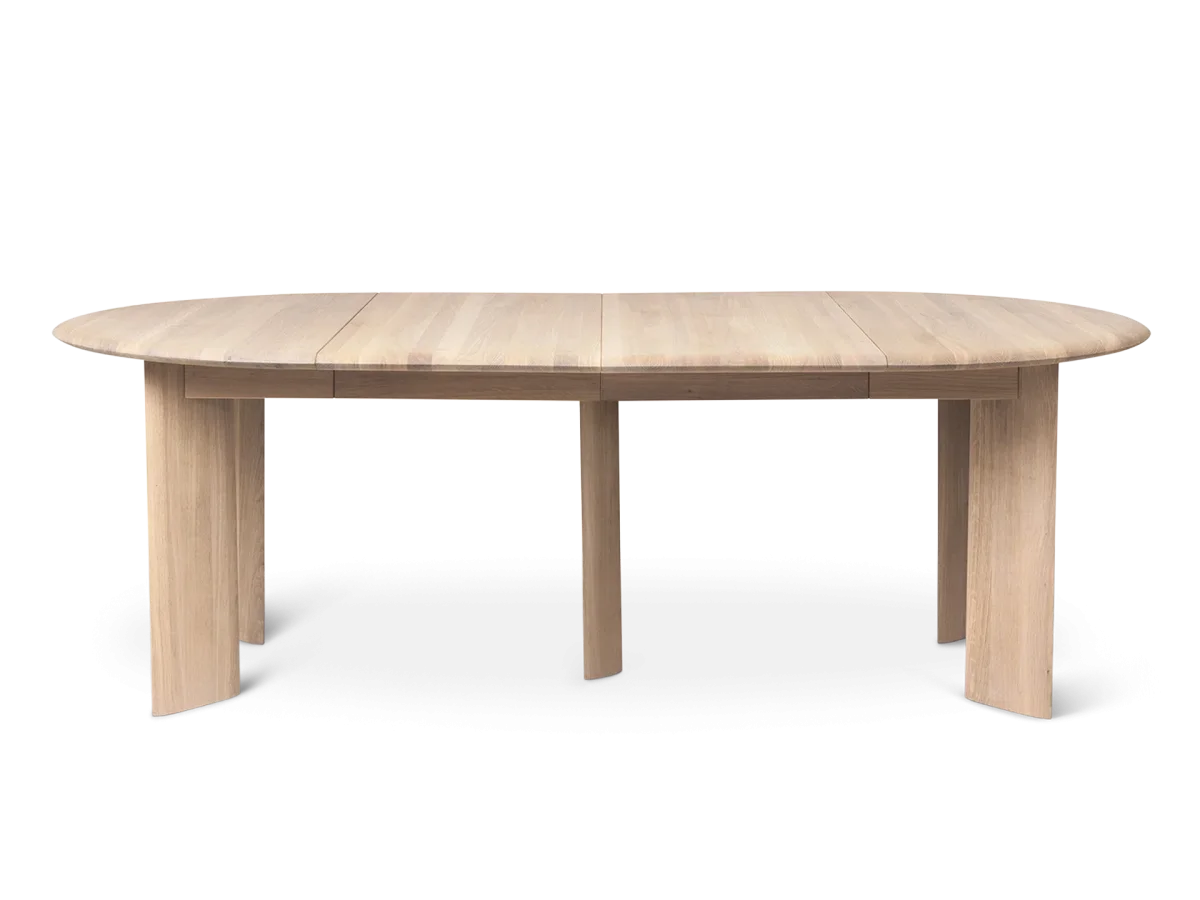 Bevel Table - Extendable x 2 - White Oiled Oak - Billede 2