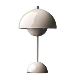 Blomsterpottebordlampe Trådløs LED med dobbelt kuppel