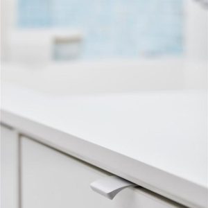 Edge Straight 40 Mat Hvid