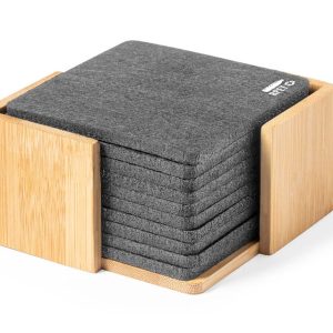 Coaster sæt i genanvendt plast