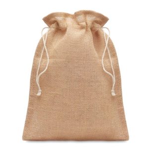 Jute gavepose A5 fairtrade