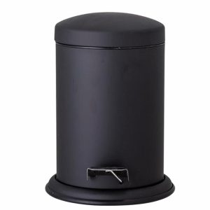 Pedalspand i sort stål