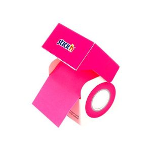 Notesrulle Extra Sticky FSC 50mm x 10m neon pink