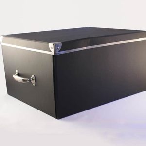 Opbevaringsboks m/håndtag XL – grafit