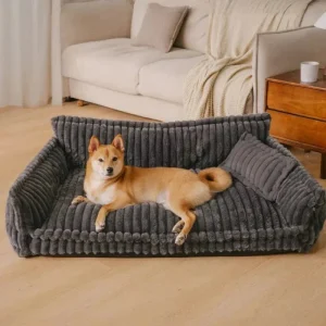 Blød Ortopædisk Hundepude - Vaskbar - Sovesofa - Fluffy