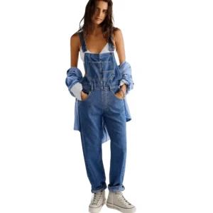 Denim Overalls Damen - Arbejdsbukser - Jumpsuit - Vintage