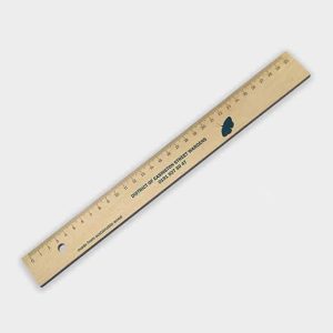 Lineal i bøgetræ 30 cm