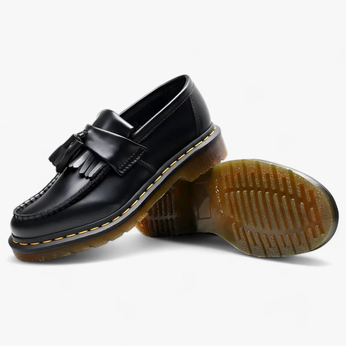 Oxford Sort Herresko - Læder - Old Money - Loafers - Tassel - Billede 4