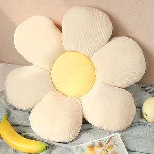 Pastel Stuffed Blomster Puder - Plaidspude - Boligindretning - Behagelig - Blød