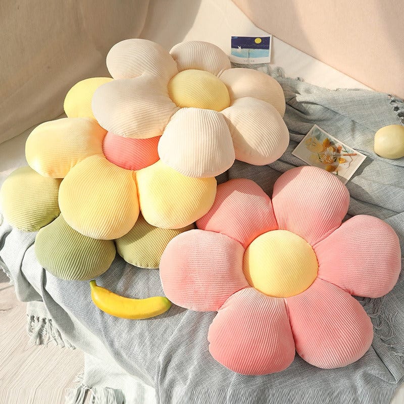 Pastel Stuffed Blomster Puder - Plaidspude - Boligindretning - Behagelig - Blød - Billede 6