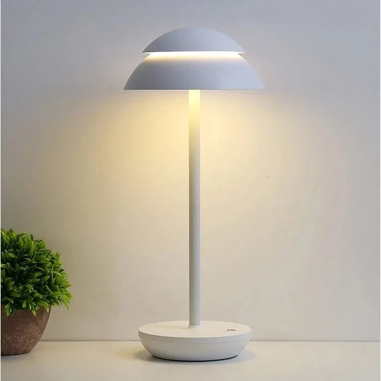 Touch Sensor Metal Bordlampe - Trådløs - LED - Genopladelig - Dæmpbar - Billede 9