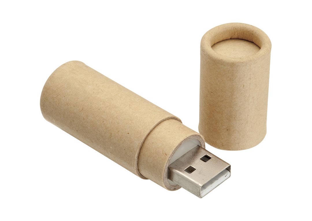 USB stick genbrugspap 16GB m/u tryk